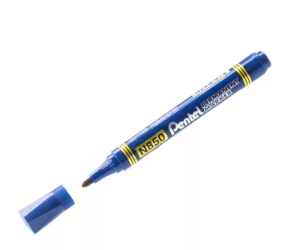 Маркер перманентный синий круглый 4,2мм PENTEL, арт. Т850-С