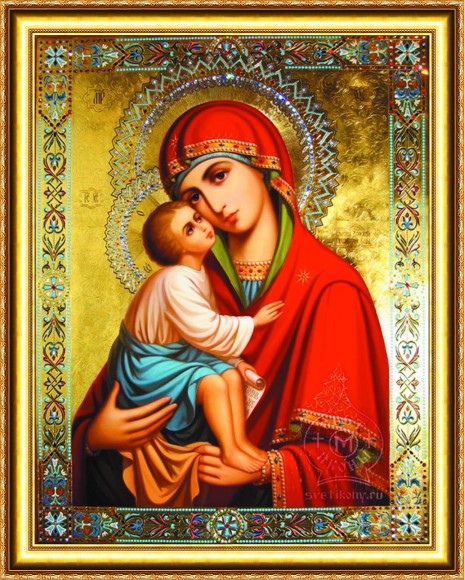 Набор для творчества Алмазная мозаика 40*50 без подрамника Икона NN, арт. HWSA5247