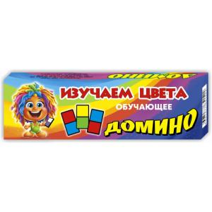 Игра настольная Домино ГЕЛИЙ Изучаем цвета, арт. 01103