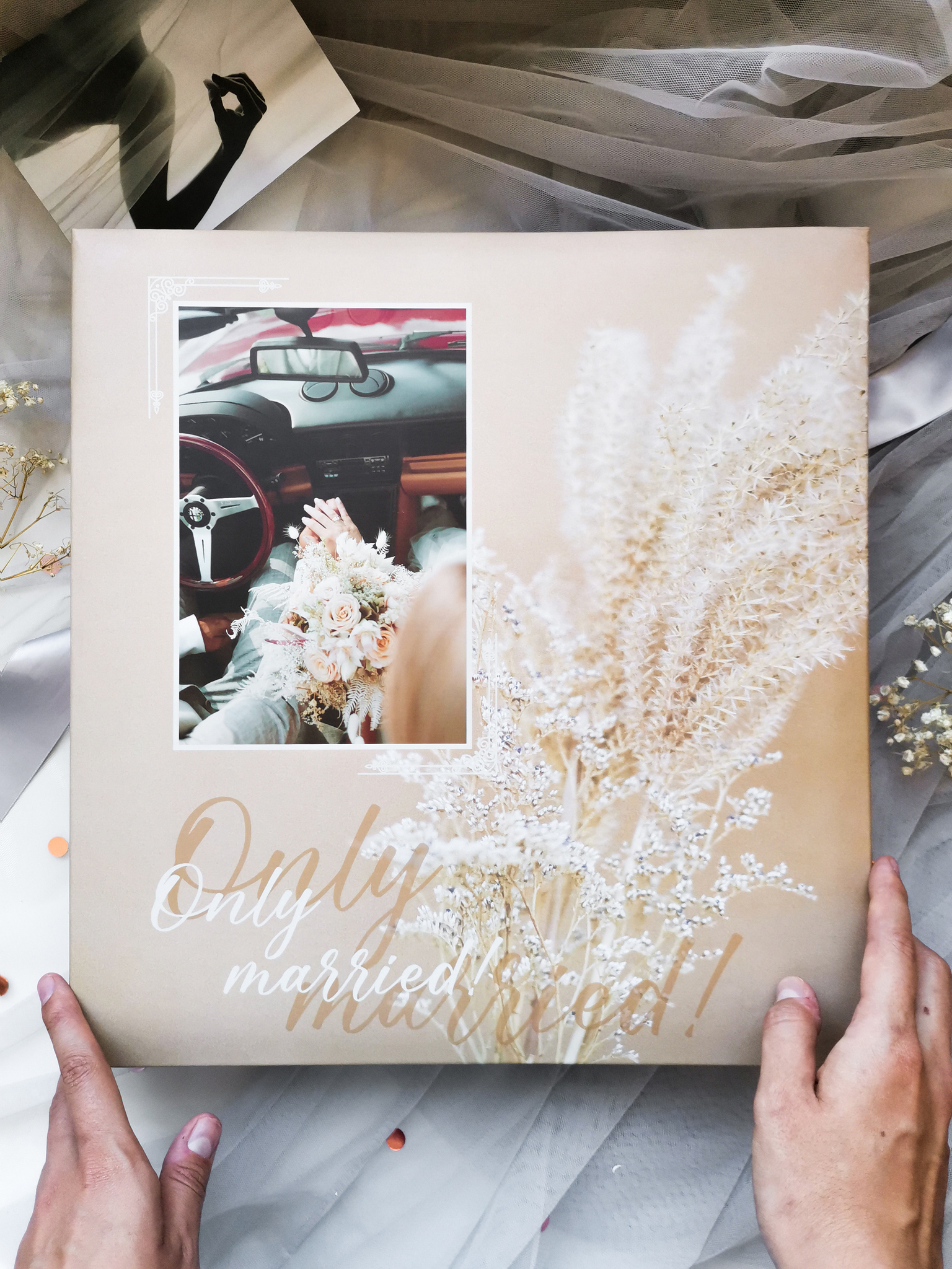 Фотоальбом 10*15 500 фото ПОЛИНОМ Only Married Новобрачные, арт. FA 500.002-1