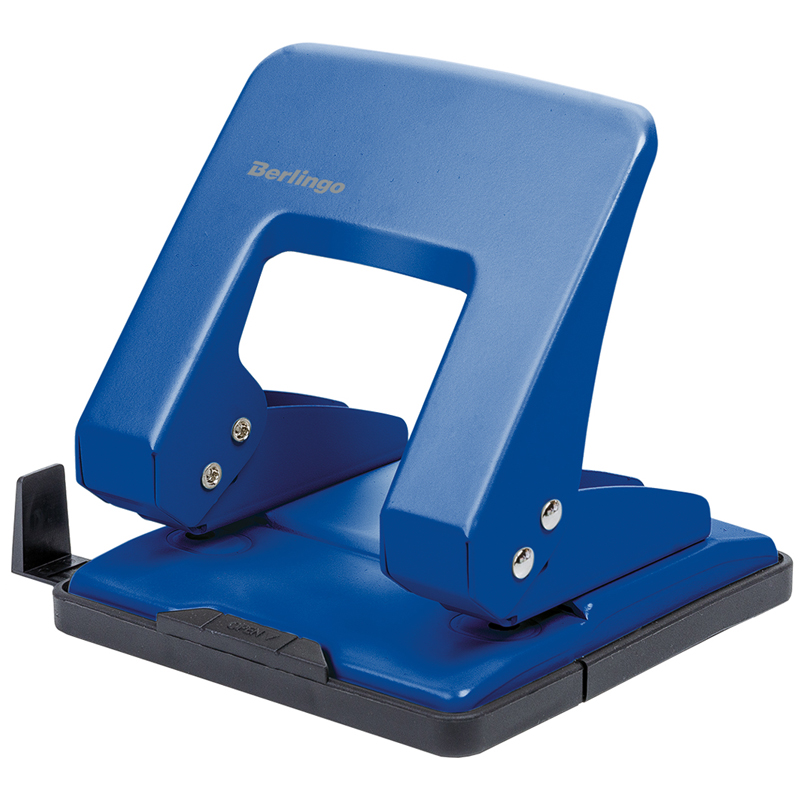 Дырокол на  30л BERLINGO Universal металлический синий, арт. DDm_30063