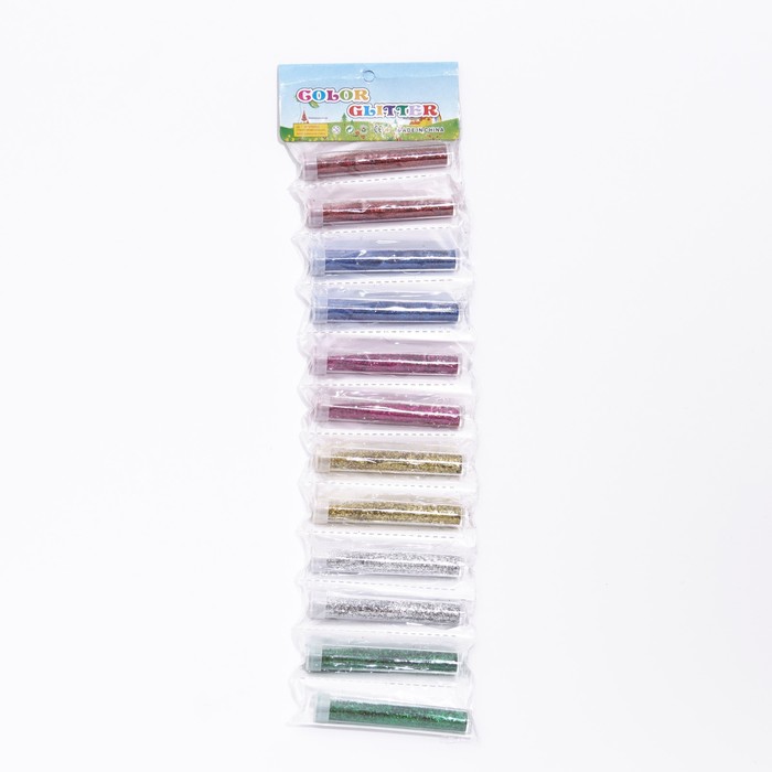 Декор для творчества Блестки с дозатором 3гр ассорти, арт. 7859963