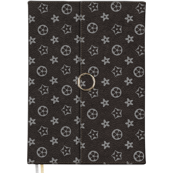 Ежедневник недатированный А5 deVENTE Chic искусственная кожа черный на магнитной застежке+карман для телефона/визиток , арт. 2034123