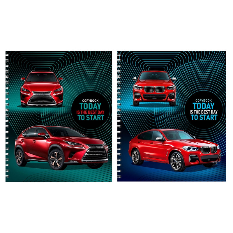 Тетрадь А5 80л клетка спираль ПРОФ-ПРЕСС Отличная машина, арт. 80-5777