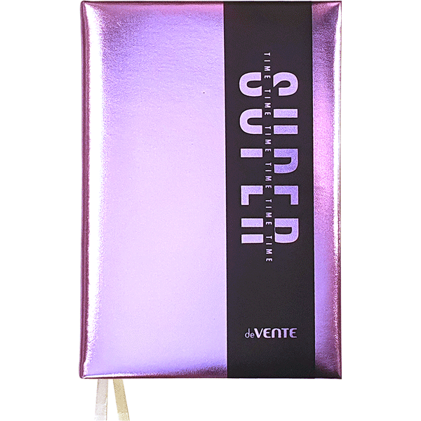 Ежедневник недатированный В6 deVENTE Icon искусственная кожа металлик розовый, арт. 2035118