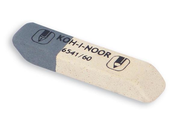 Ластик каучук KOH-I-NOOR 50*13*7 серо-белый , арт. 6541/60