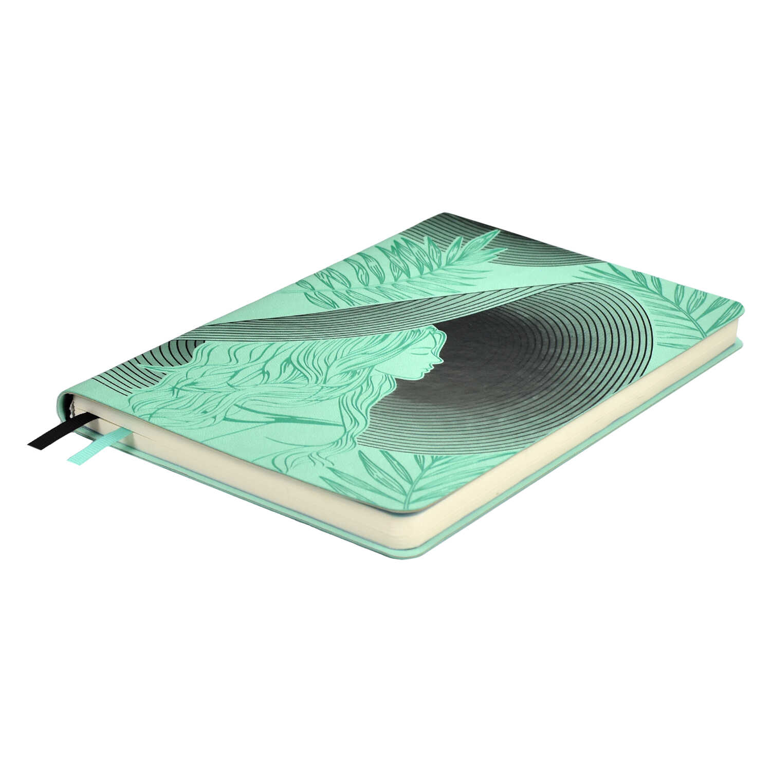 Ежедневник недатированный А5 ФЕНИКС Escalada Виннер интегральная обложка мятный, арт. 64011