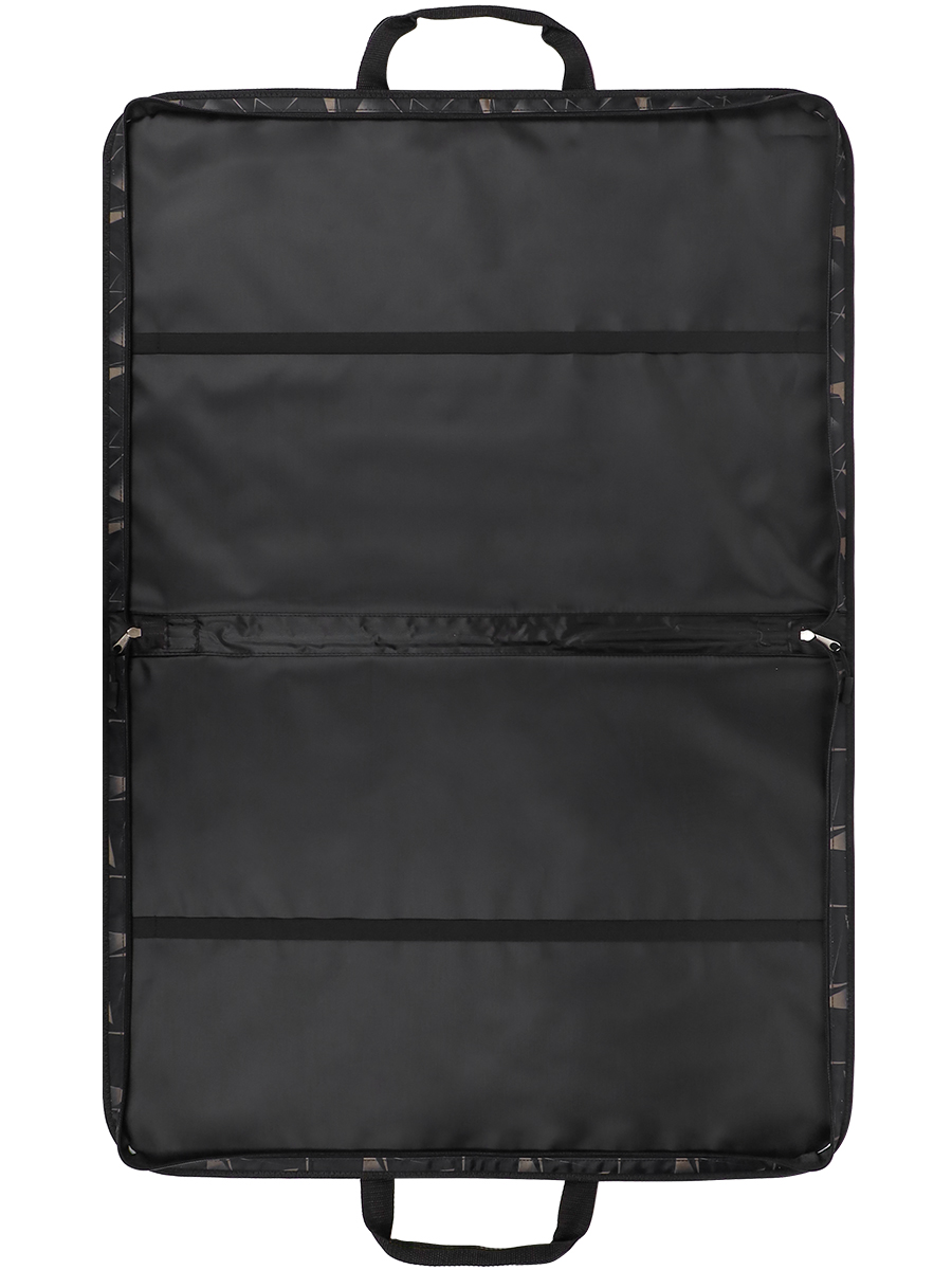 Папка для чертежей и рисунков с ручками текстиль А2 ПРОФ-ПРЕСС зеленый/черный , арт. ПХ-2997