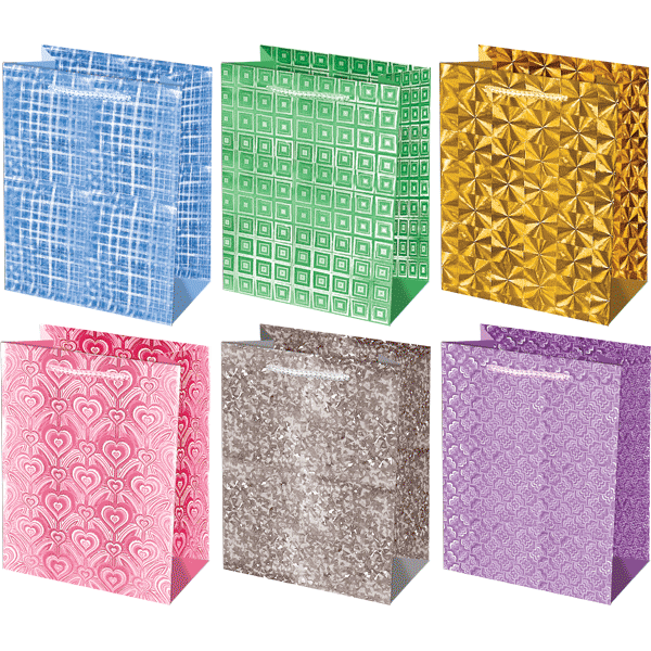 Пакет подарочный 26*32 deVENTE голография ассорти , арт. 9042005