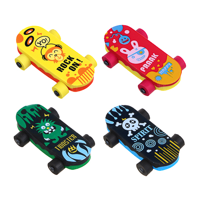 Ластик фигурный CLIP STUDIO 55*32*10 Скейт ассорти, арт. 576-031