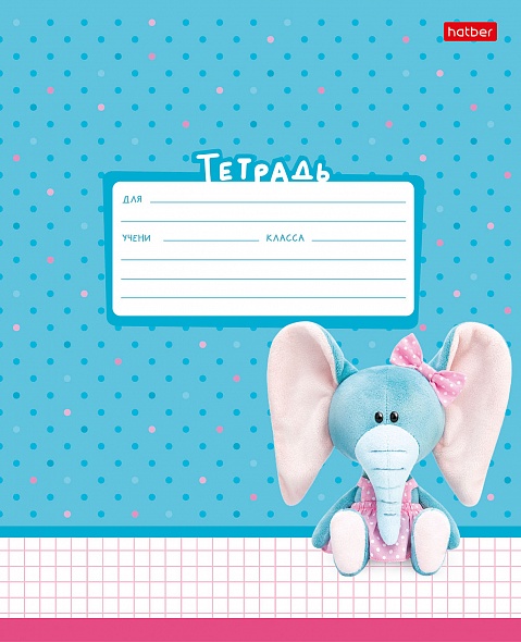 Тетрадь А5 12л клетка ХАТБЕР Сафарики, арт. 12Т5В1