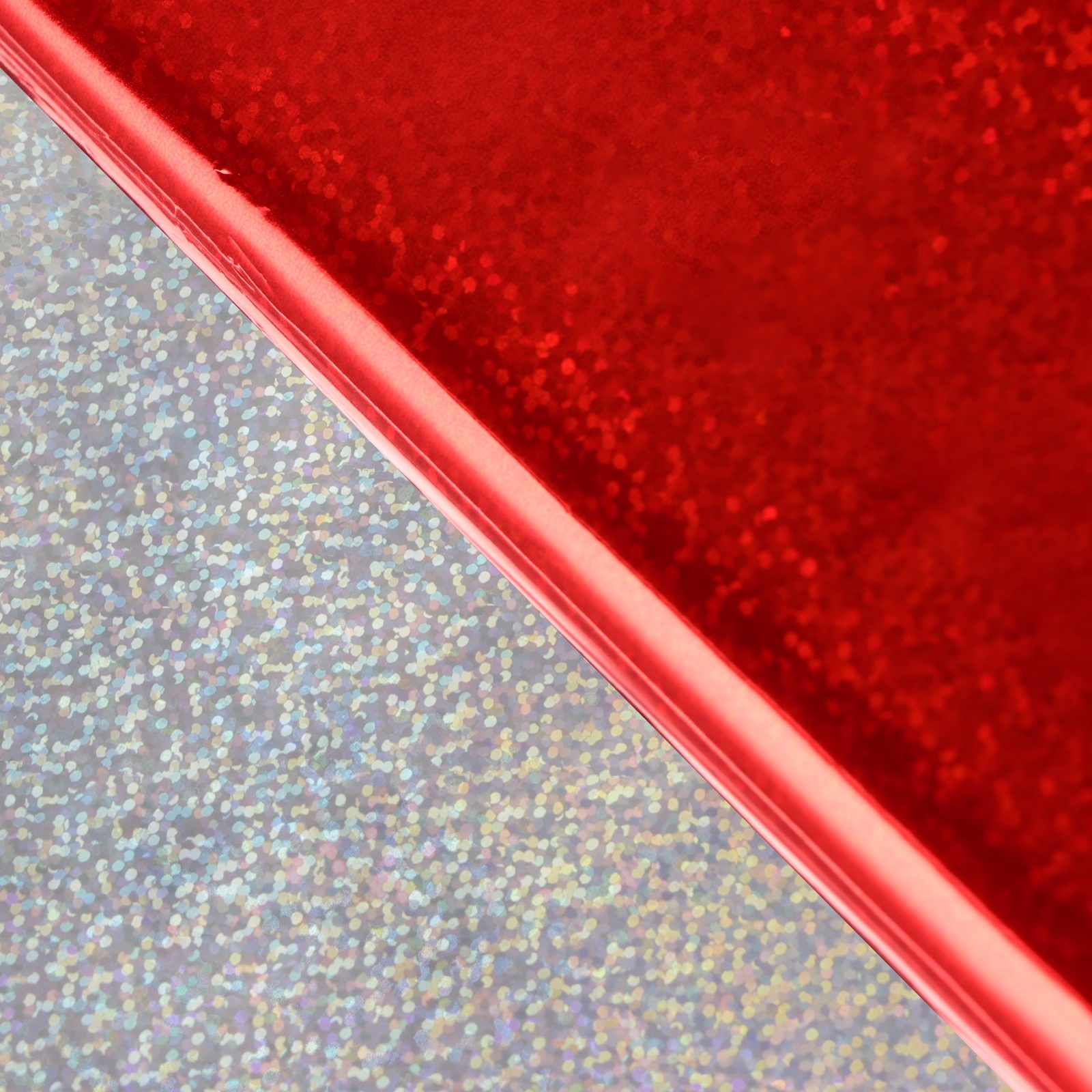 Бумага упаковочная 70*100 Конфетти голография красная UPAK LAND, арт. 10486178