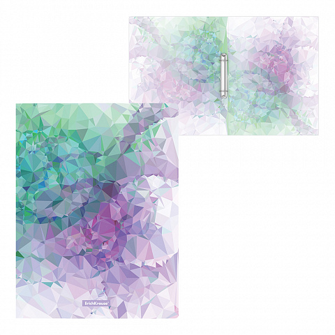 Папка на 2-х кольцах А4 24мм ERICH KRAUSE Violet Dynamique, арт. 52809