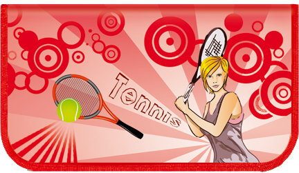 Пенал 1 отделение ОНИКС Теннис, арт. ПК3-9