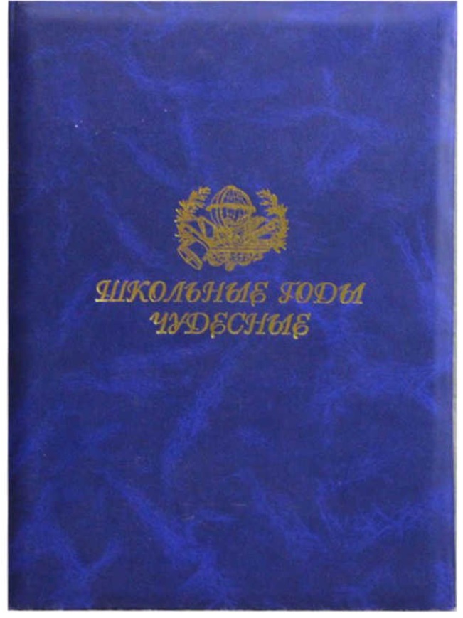 Папка адресная Школьные годы чудесные бумвинил ИМИДЖ синяя, арт. 