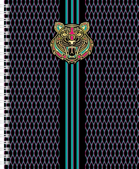 Тетрадь А5 96л клетка спираль ХАТБЕР От Кутюр ассорти, арт. 96Т5лофВ1гр