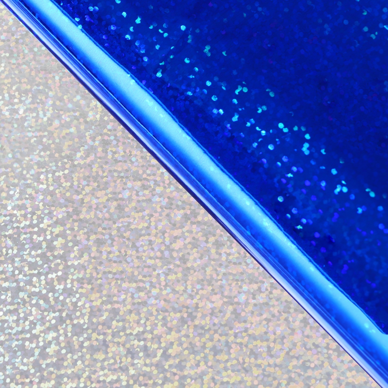 Бумага упаковочная 70*100 Конфетти голография синяя UPAK LAND, арт. 10486179