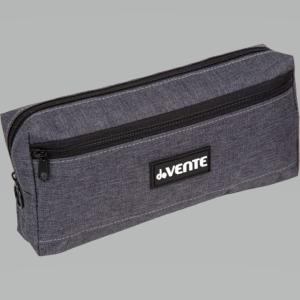 Пенал-косметичка 1 отделение deVENTE с карманом темно-серый, арт. 7020673