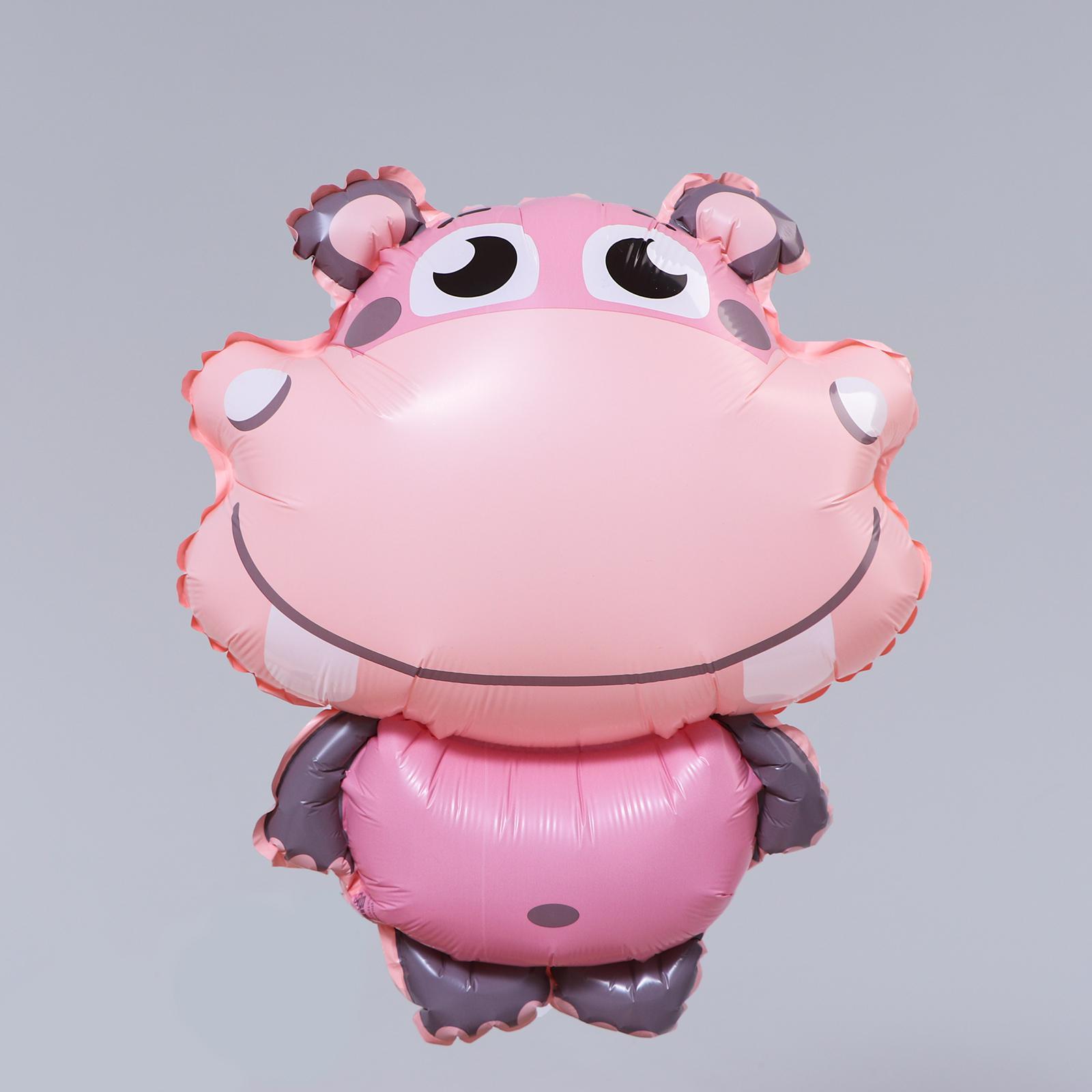 Шар фольгированный 22" Бегемотик СТРАНА КАРНАВАЛИЯ, арт. 5540106