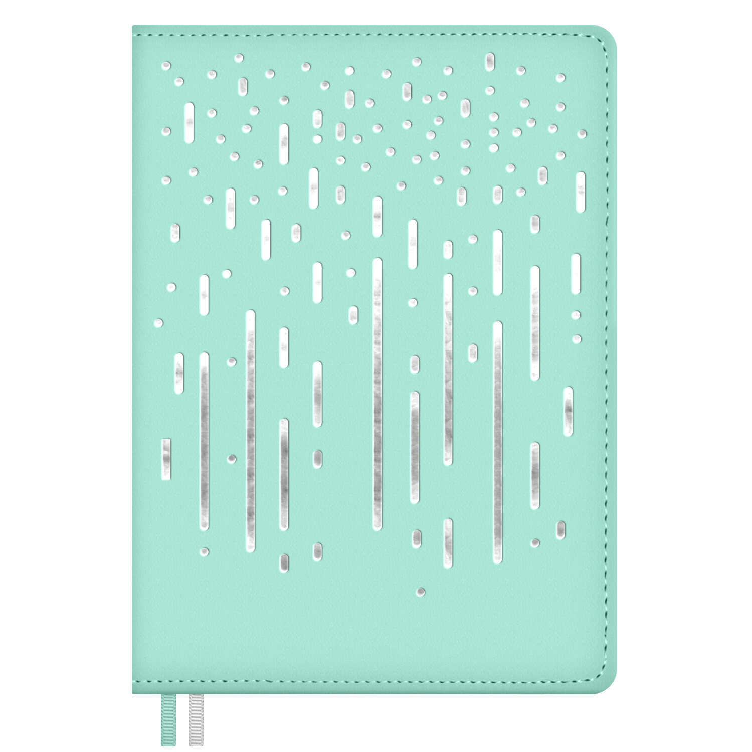 Ежедневник недатированный А6+ ФЕНИКС Escalada Плонже искусственная кожа мятный, арт. 67269