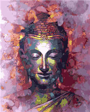 Картина по номерам с акриловыми красками без подрамника 40*50 NN Будда , арт. VA2231