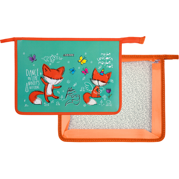 Папка для тетрадей А4 на молнии 1 отделение deVENTE Foxy дно с расширением до 5см, арт. 8053202