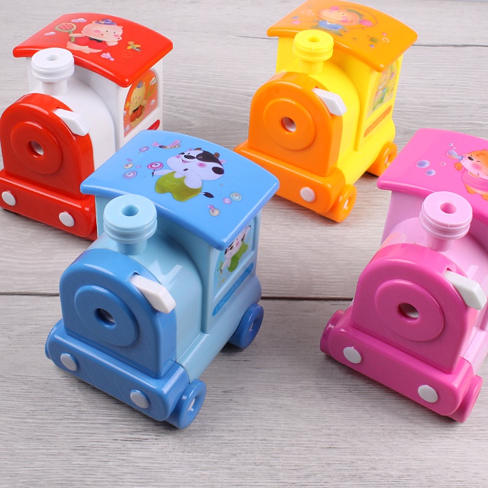 Точилка фигурная механическая DARVISH Паровозик ассорти, арт. DV-9497