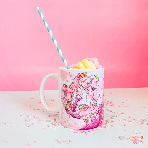 Кружка 330 мл Мику и Сакура в подарочной коробке, арт. КР-289