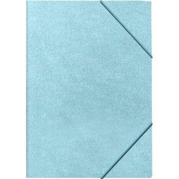 Папка на резинках А4 deVENTE Glitter Shine с блестками бирюзовая, арт. 3070910