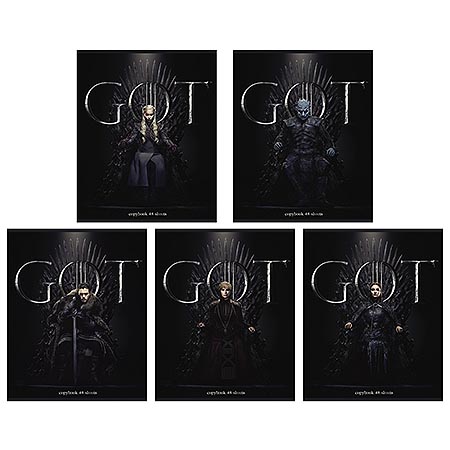 Тетрадь А5 48л клетка ХАТБЕР Игра престолов Выпуск №1 ассорти, арт. 48Т5В1