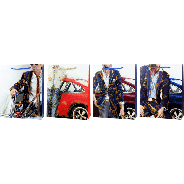 Пакет подарочный 18*23 deVENTE Men ассорти , арт. 9041139