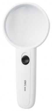 Лупа простая 3,5*60мм DELI с подсветкой, арт. E9098