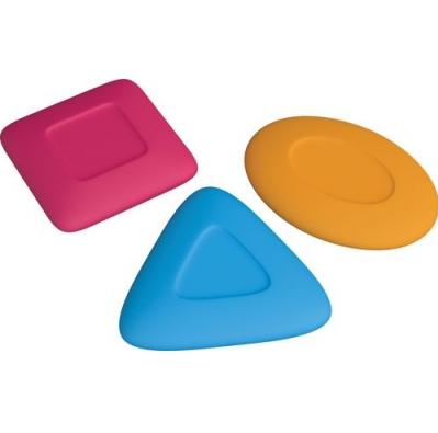 Ластик ERICH KRAUSE 49*34*8, 43*41*8, 36*36*8 ABC ассорти, арт. 34648