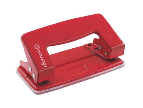 Дырокол на 10л ATTOMEX металлический красный, арт. 4020300