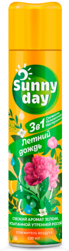 Освежитель воздуха 300мл SUNNY DAY Летний дождь, арт. 25549