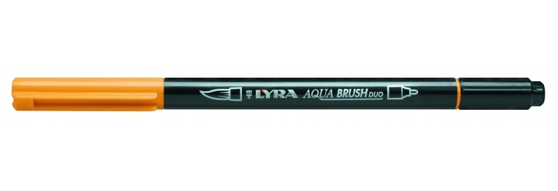 Фломастер Aqua Brush Duo LYRA канареечно-желтый двухсторонний, арт. 6520008