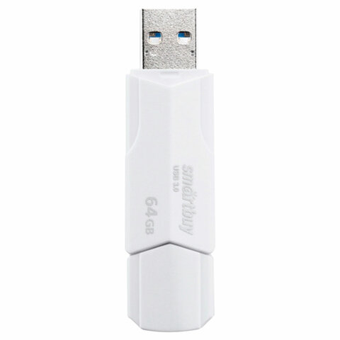 Модуль памяти 64Gb SMARTBUY Clue USB 2.0 белый, арт. 513789/SB64GBCLU-W