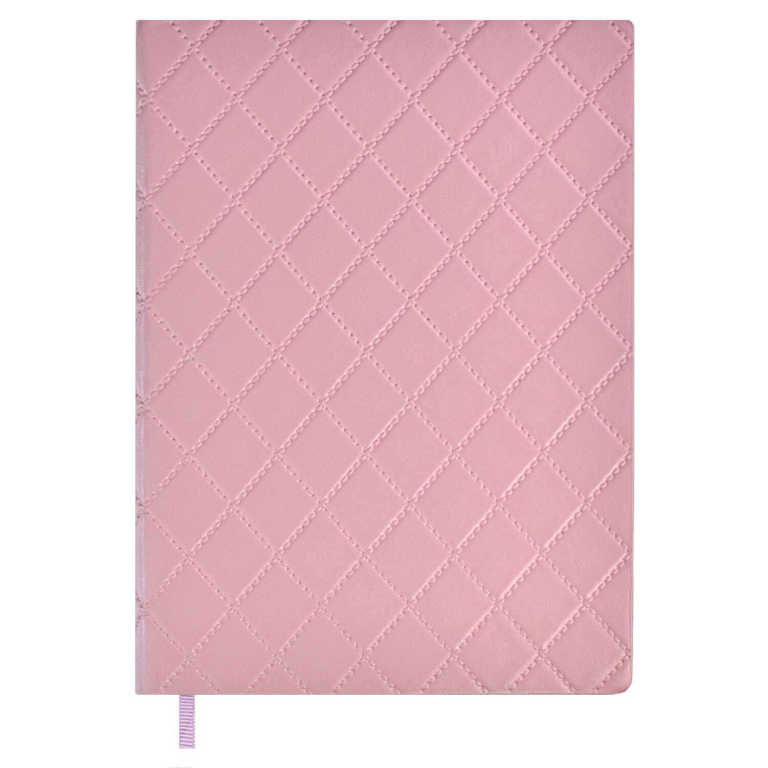 Ежедневник недатированный А6+ ФЕНИКС Escalada Стэп кремовый блок интегральная обложка искусственная кожа лиловый срез лиловый, арт. 61100