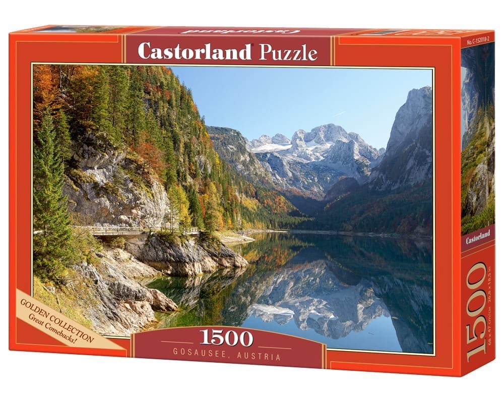 Пазлы 1500 Озеро Госауси Австрия CASTORLAND PUZZLE, арт. С-152018