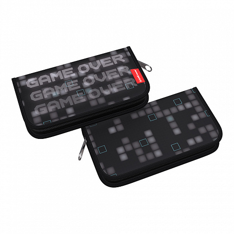 Пенал 1 отделение ERICH KRAUSE Game Over, арт. 53972