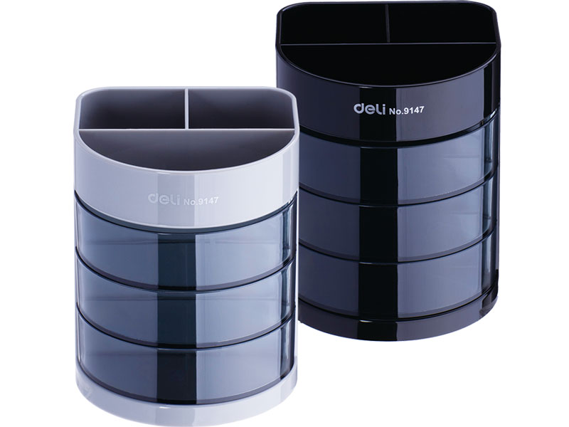 Подставка для письменных принадлежностей 6 отделений DELI ассорти, арт. E9147