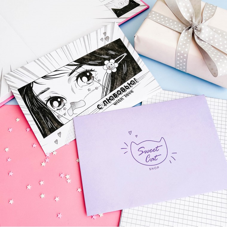 Набор открыток Аниме, арт. НО-02