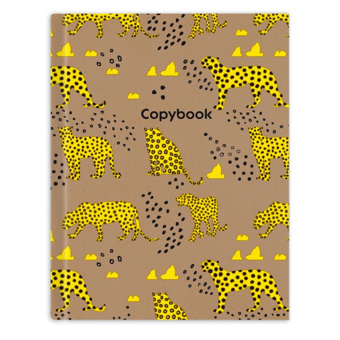 Записная книжка А6+ 80л нелинованная Гепарды ФЕНИКС твердая обложка, арт. 45687