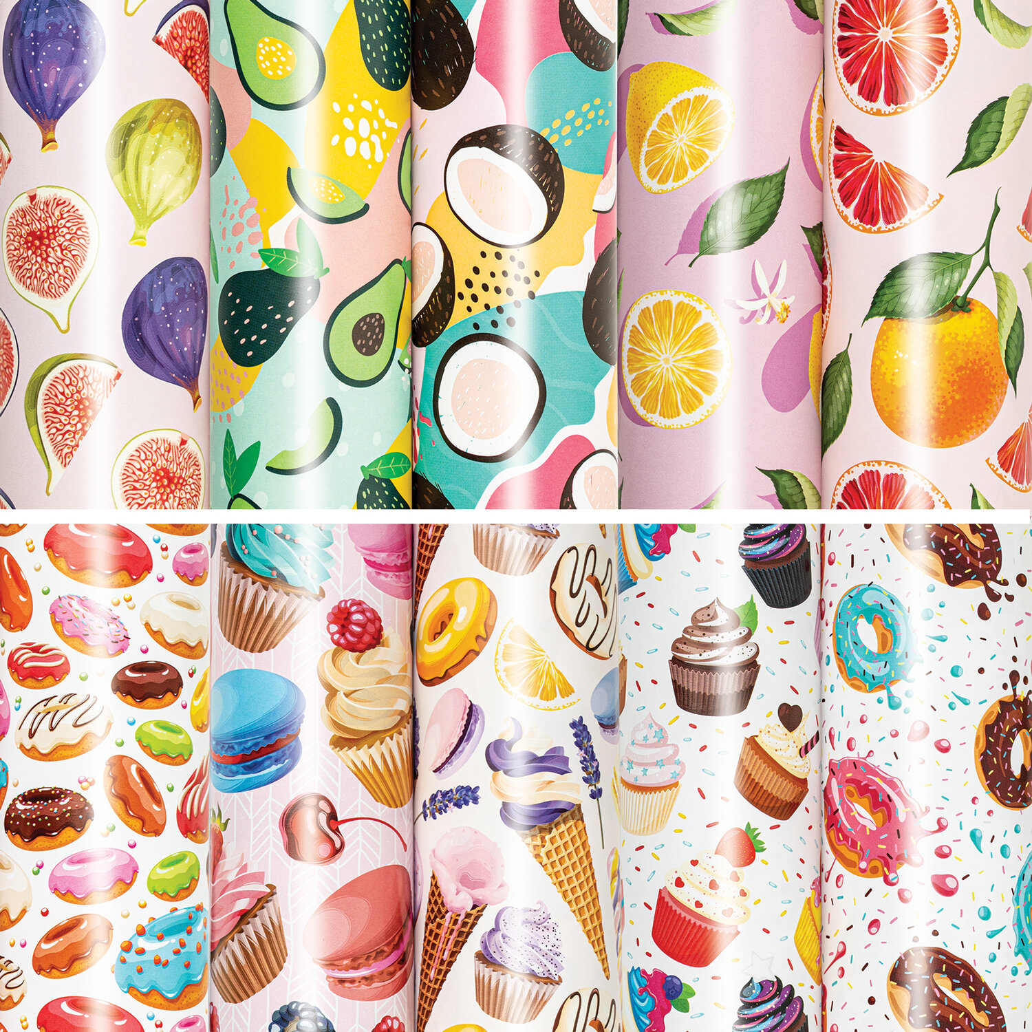 Бумага упаковочная 70*100см Sweet Life ЗОЛОТАЯ СКАЗКА ассорти, арт. 591920