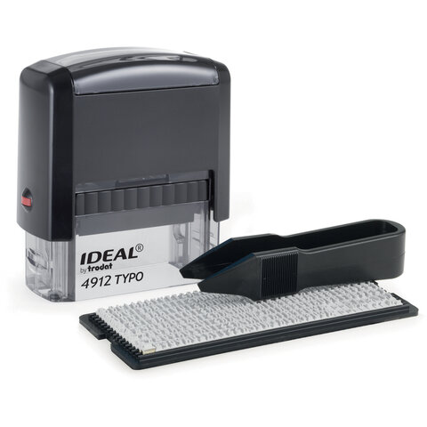 Штамп самонаборный  4стр 47*18 TRODAT IDEAL TYPO без рамки с одной кассой, арт. 4912/125427/168225