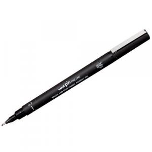 Ручка-линер UNI PIN07-200S узел 0,7 корпус черный черная, арт. 141526