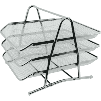 Лоток горизонтальный тройной deVENTE металлический серый, арт. 3041010