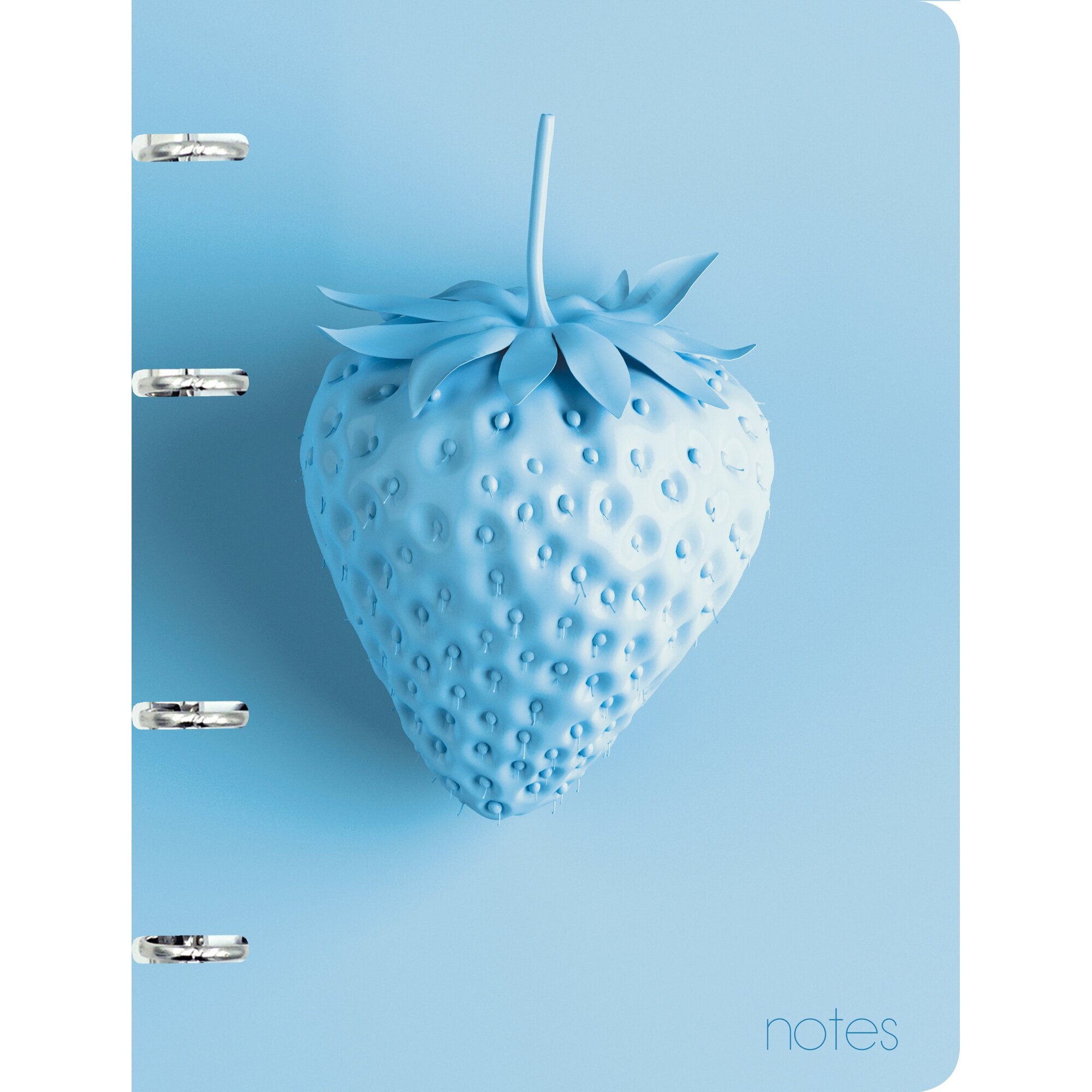 Тетрадь А5 120л клетка на кольцах JOY BOOK Berry soft touch, арт. ПБ1204980