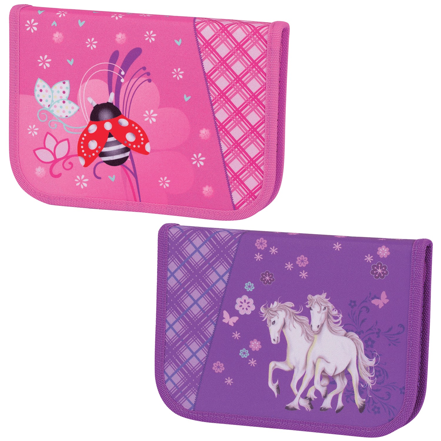 Пенал 1 отделение TIGER FAMILY с наполнением, арт. 224786