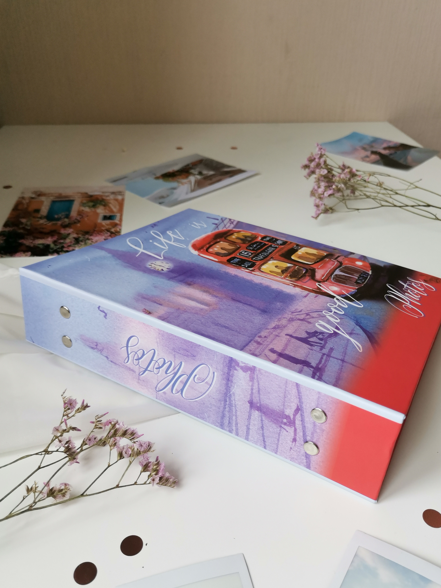 Фотоальбом 10*15 200 фото ПОЛИНОМ Watercolor Travel Венеция, арт. FA 200RV.001-3